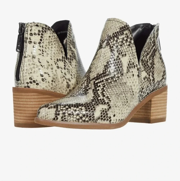 Blondo Esmee waterproof boots snake print - Picture 1 of 6
